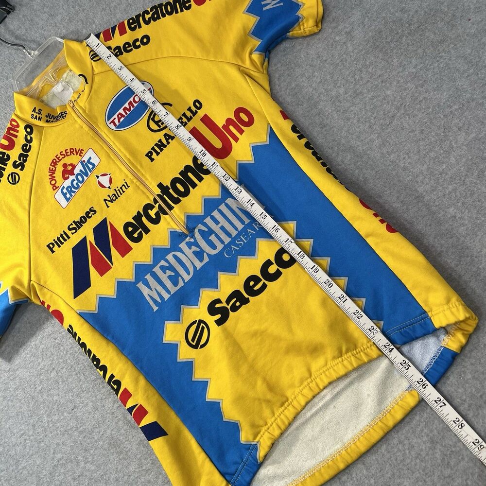 MERCATONE UNO MEDEGHINI 1994 Nalini Med Cycling terry jersey Vintage 90s - Picture 7 of 11